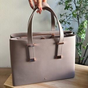 Ted Baker leather top handle handbag